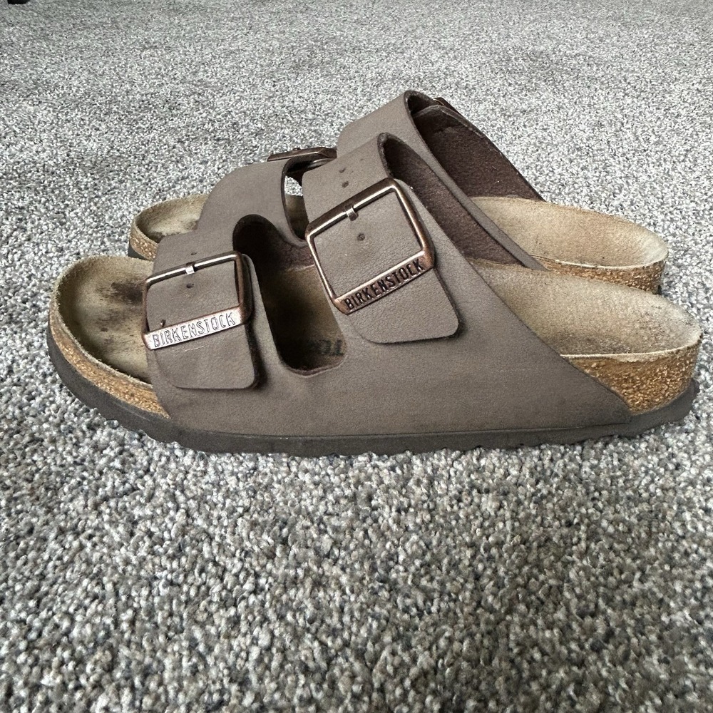 Birkenstock Arizona Mocha Brown Women's EU 37 US 6-6.5 -Birko-Flor Sandals